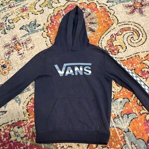 Kids Large Vans Blue Hoodie